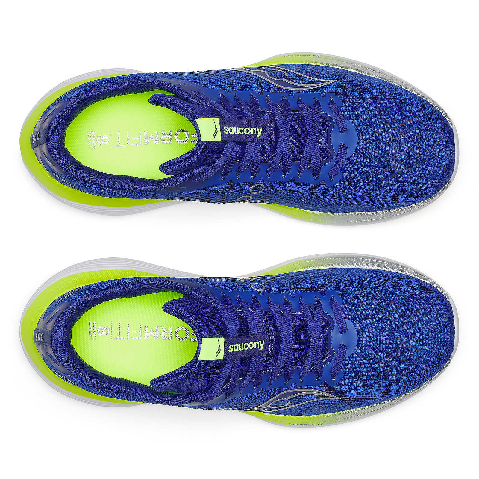 Saucony Men's Endorphin Trainer Running Shoes in Lapis/Citron