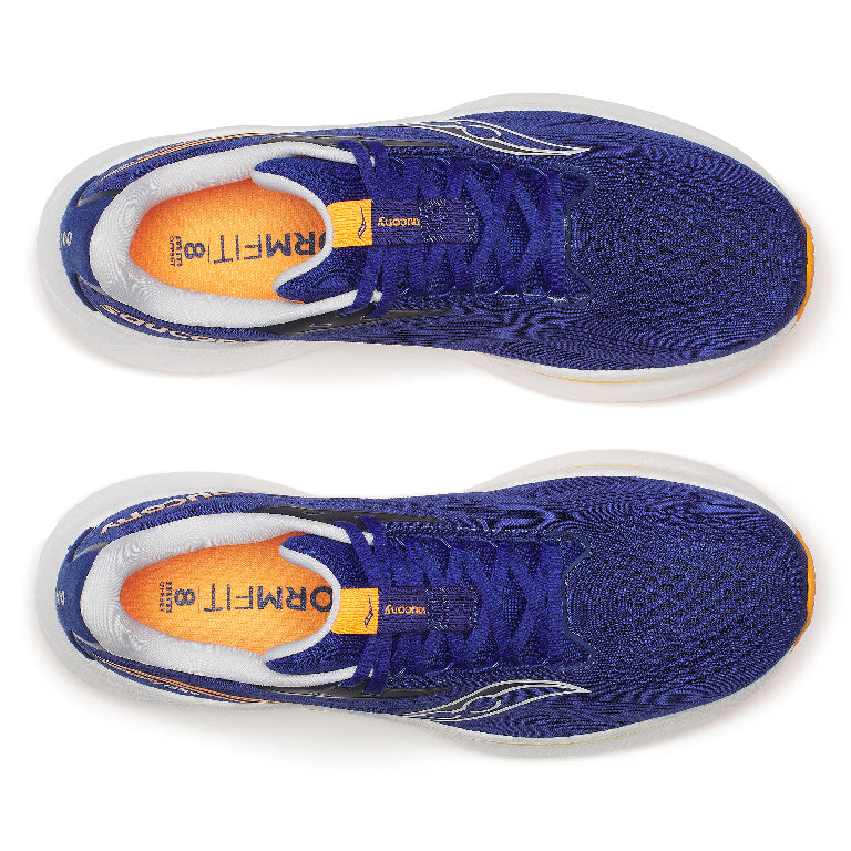 Saucony Men's Ride 18 Running Shoes in Azurite/Peel