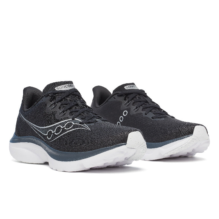 Saucony Men's Kinvara 16 Running Shoes in Black/White