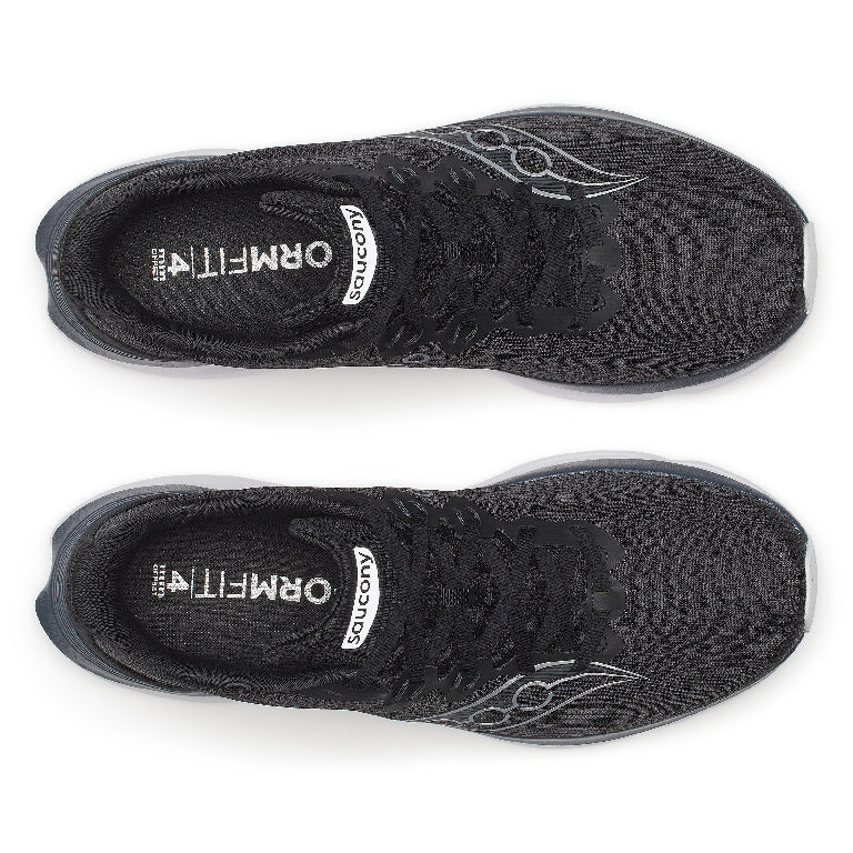 Saucony Men's Kinvara 16 Running Shoes in Black/White