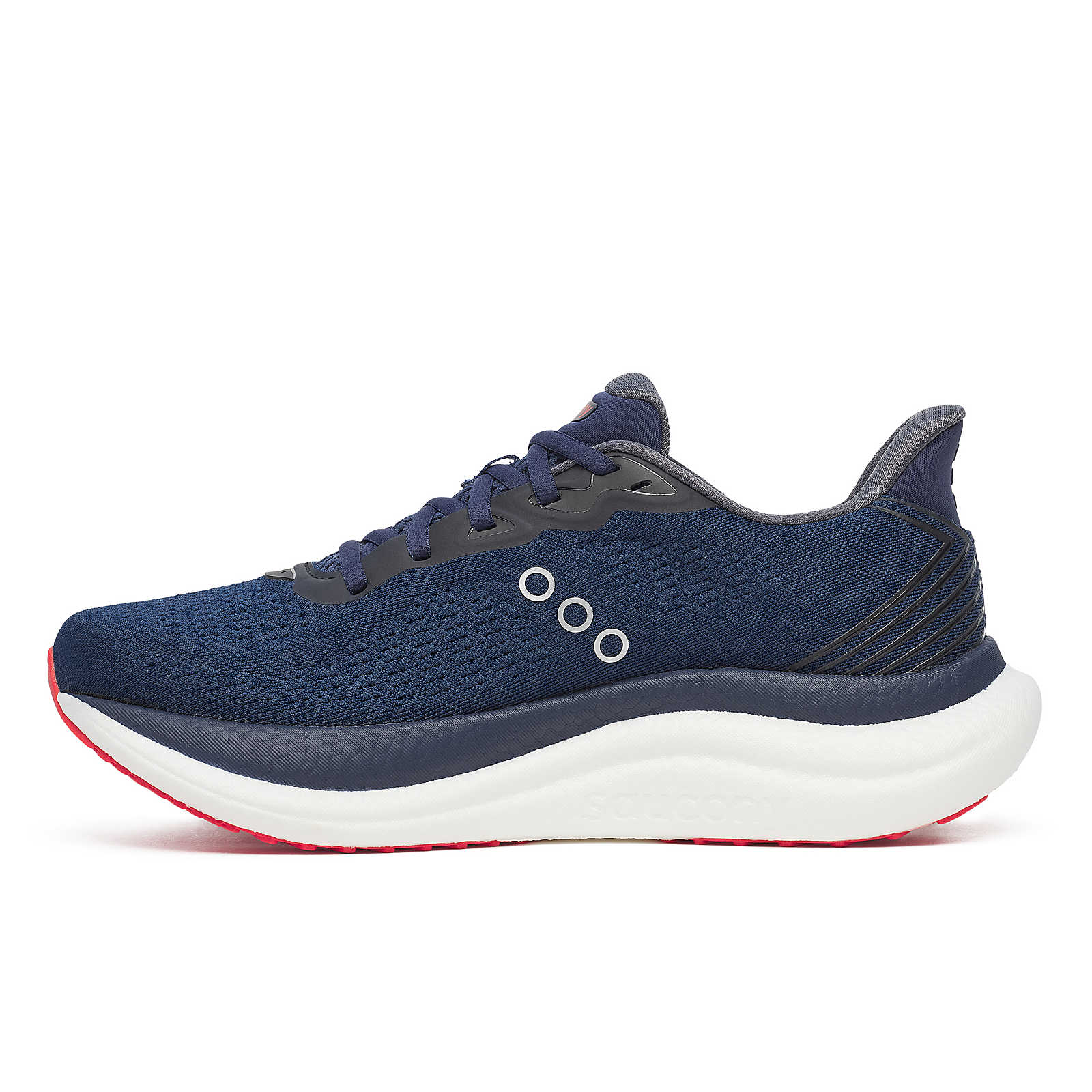 Saucony Men's Triumph 23 Running Shoes in Navy/Red
