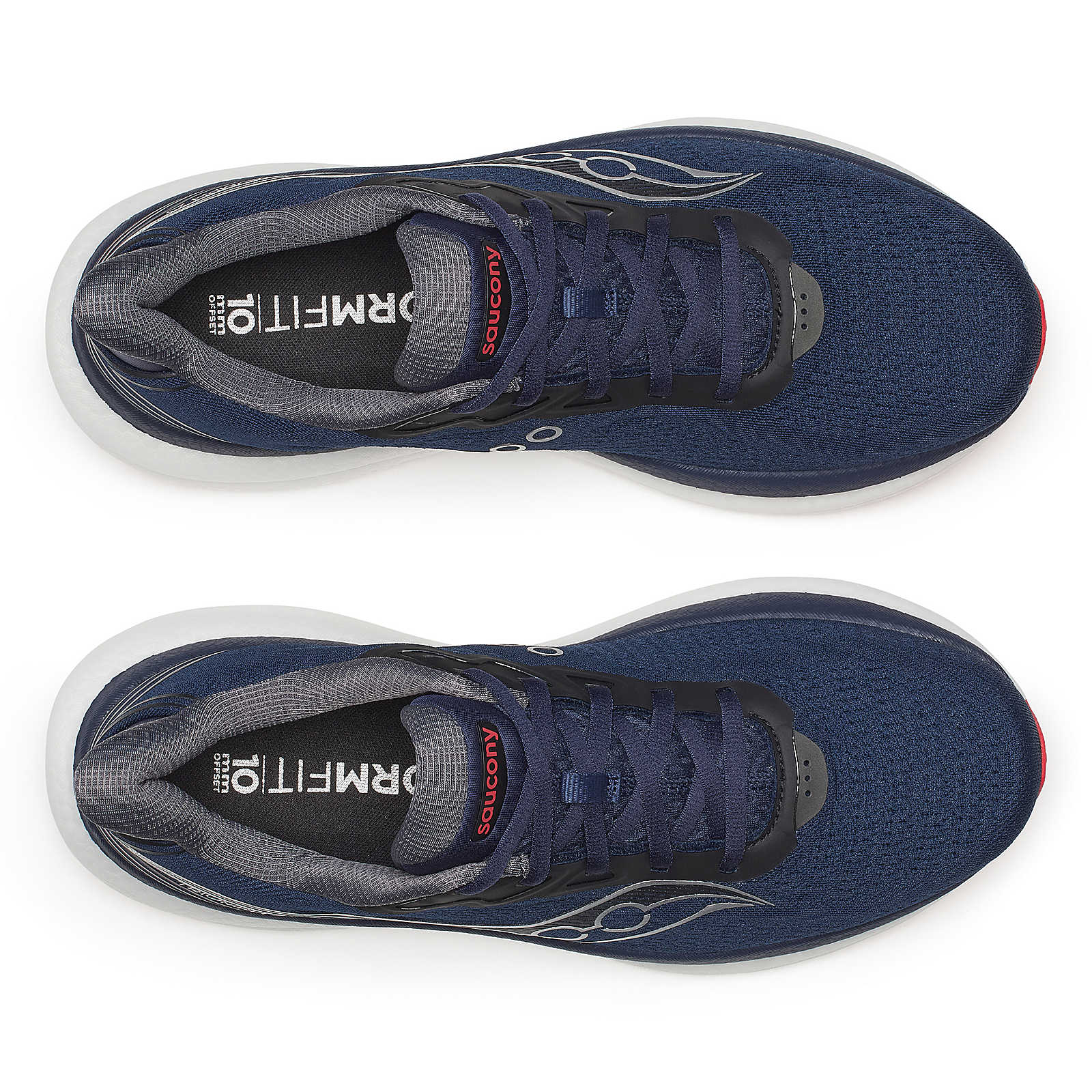 Saucony Men's Triumph 23 Running Shoes in Navy/Red