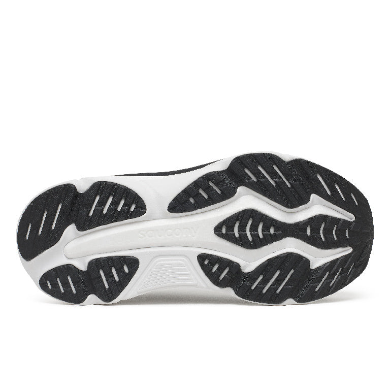 Saucony Men's Hurricane 25 Running Shoes in Black/White