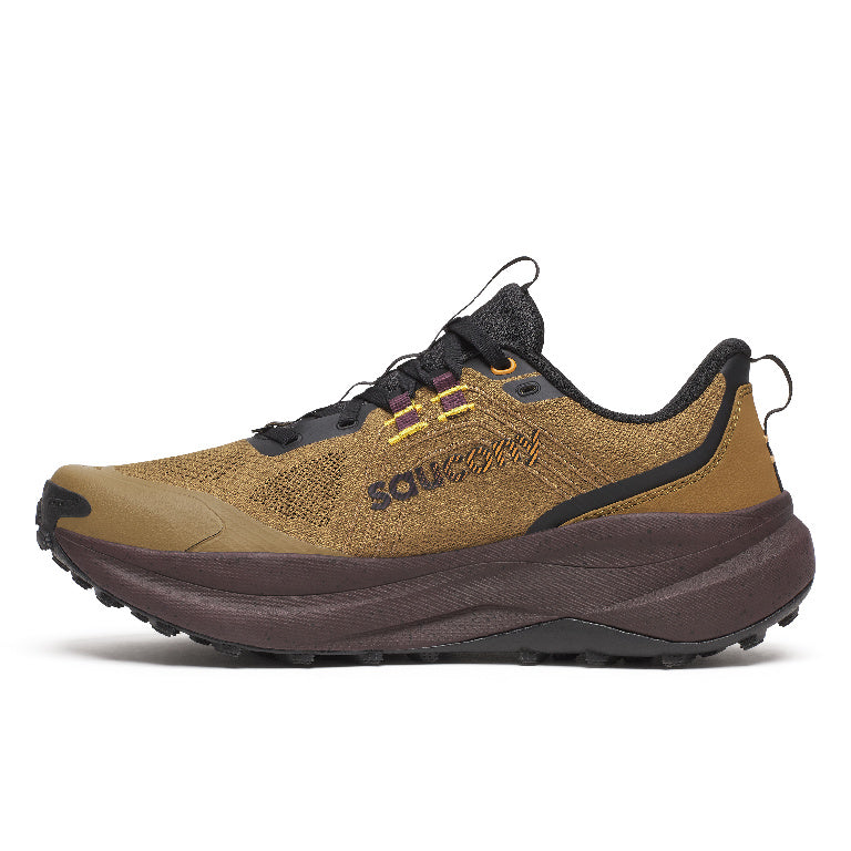 Saucony Men's Xodus Ultra 4 Running Shoes in Kodiak/Wine
