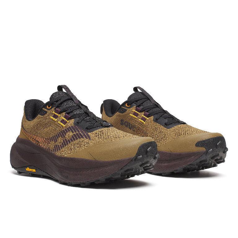 Saucony Men's Xodus Ultra 4 Running Shoes in Kodiak/Wine