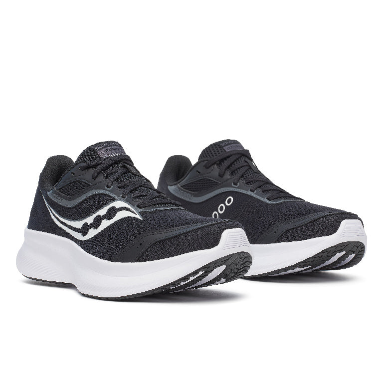 Saucony Women's Cohesion 18 Running Shoes in Black/White