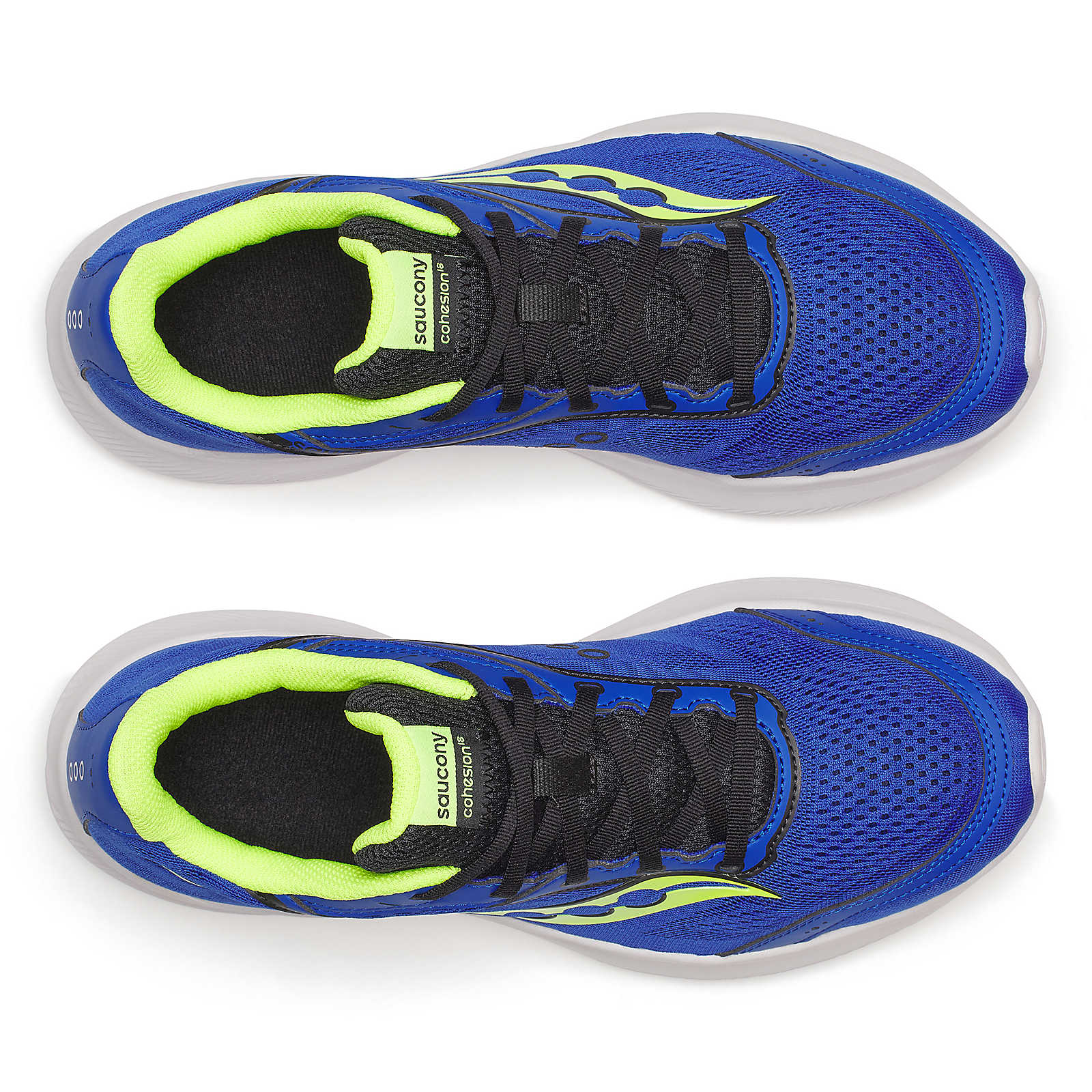 Saucony Men's Cohesion 18 Running Shoes in Lapis/Citron
