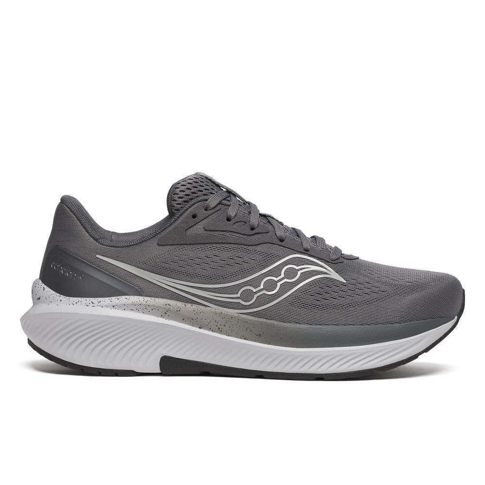 Saucony Men's Echelon 10 Running Shoes in Carbon/Black (Wide)