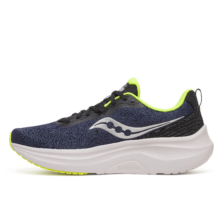 Saucony Men's Lancer Run Running Shoes in Navy/Citron