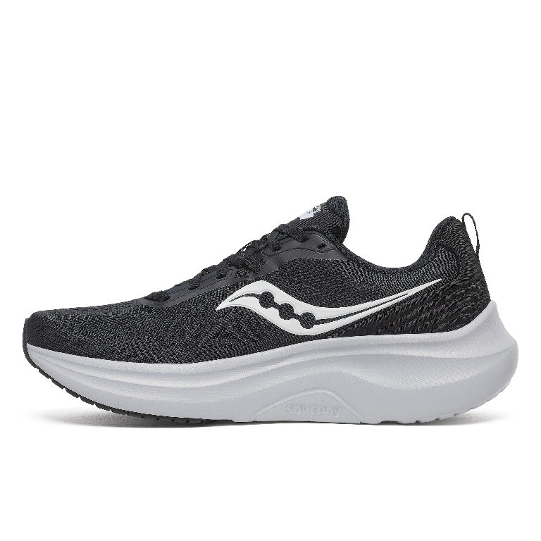 Saucony Men's Lancer Run Running Shoes in Black/White