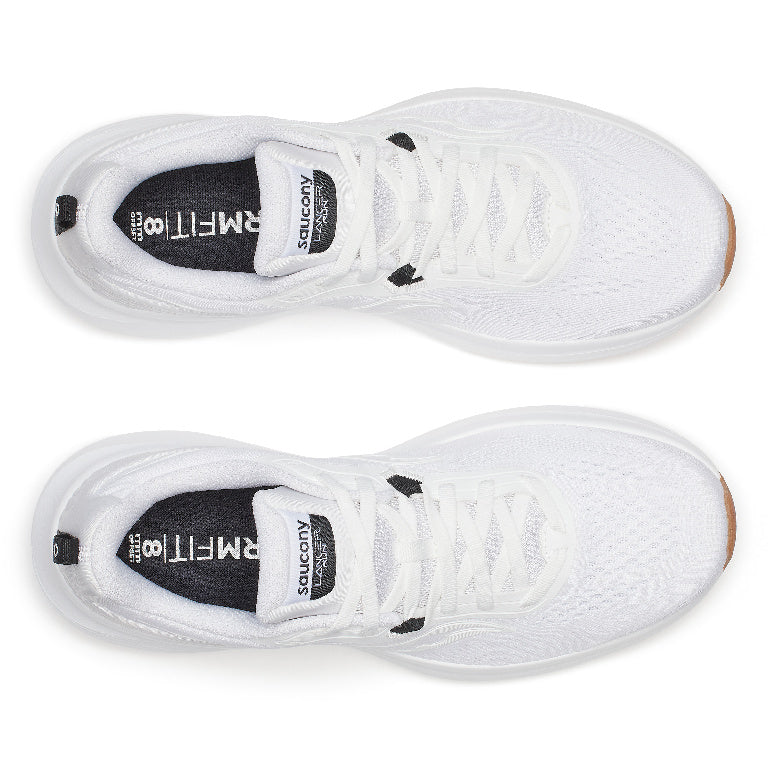 Saucony Men's Lancer Run Running Shoes in White/Gum
