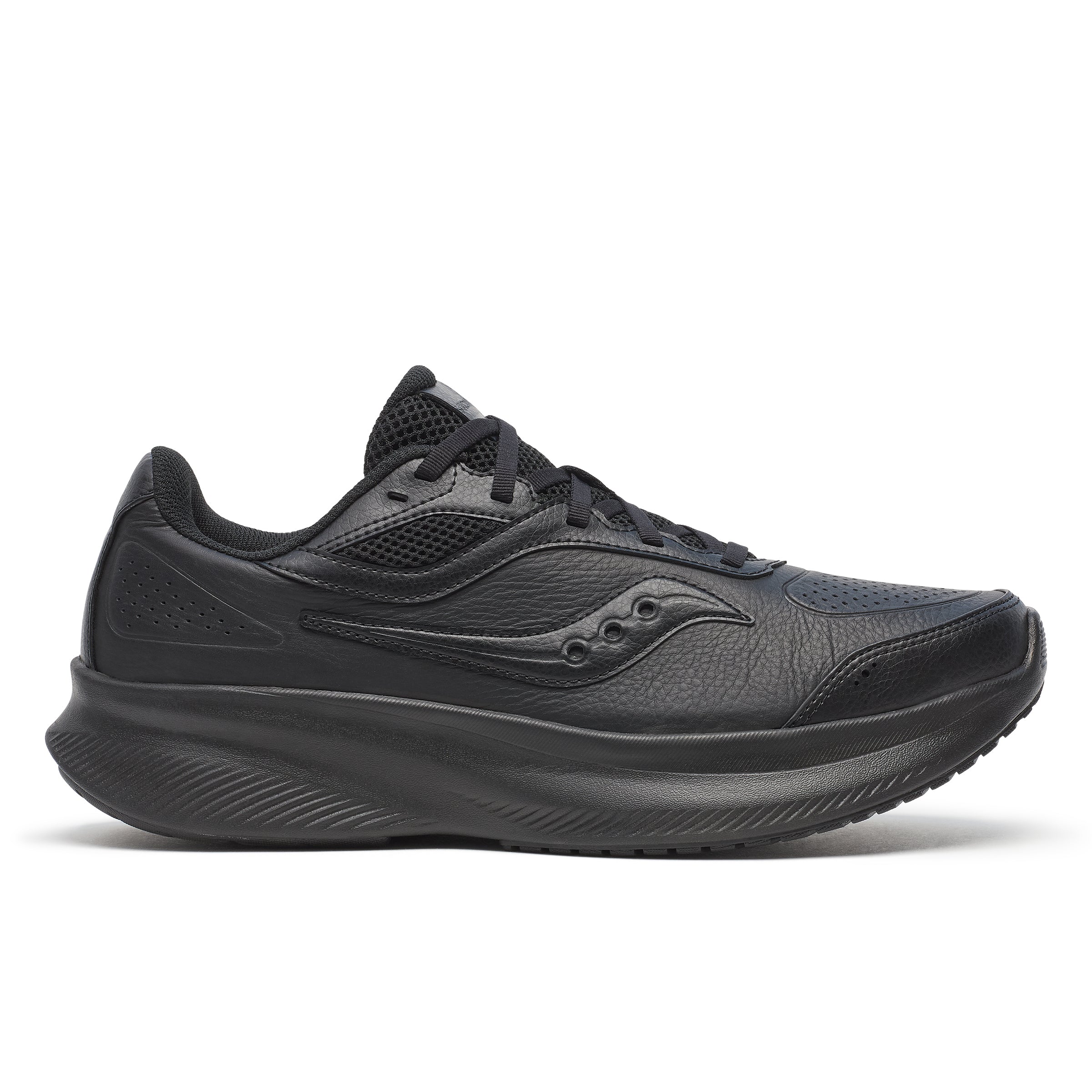 Saucony Men's Integrity Metro Running Shoes in Triple Black (Wide)