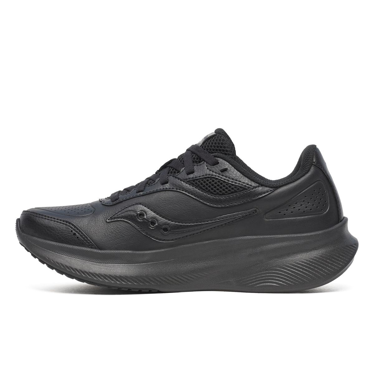 Saucony Men's Integrity Metro Running Shoes in Triple Black (Wide)