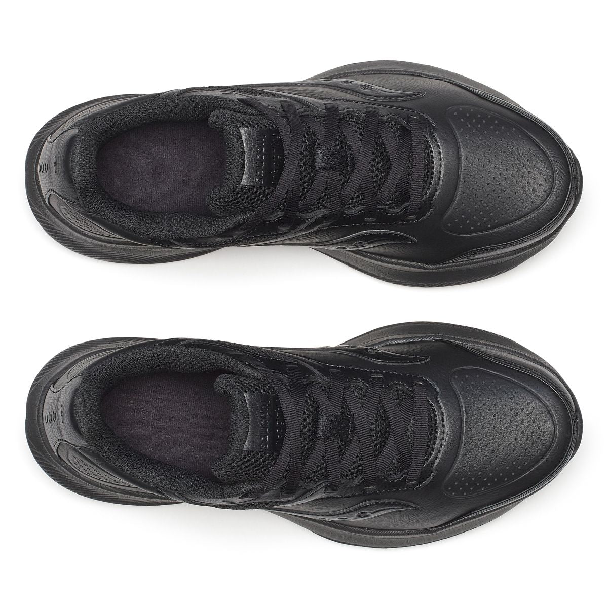 Saucony Men's Integrity Metro Running Shoes in Triple Black (Wide)