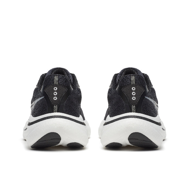 Saucony Men's Ride 19 Running Shoes in Black/Silver