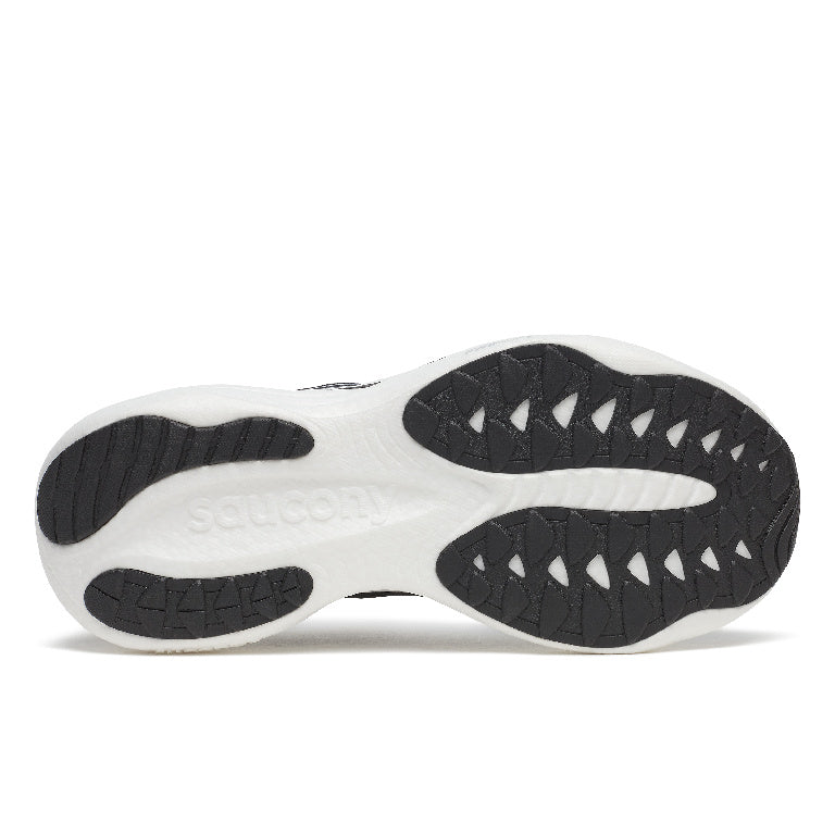 Saucony Men's Ride 19 Running Shoes in Black/Silver