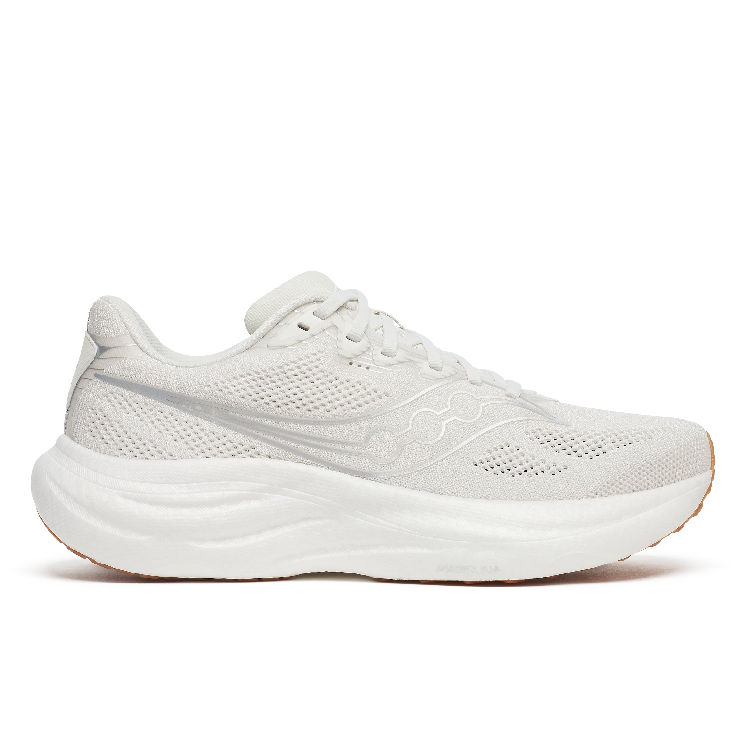 Saucony Men's Ride 19 Running Shoes in Ivory/Gum