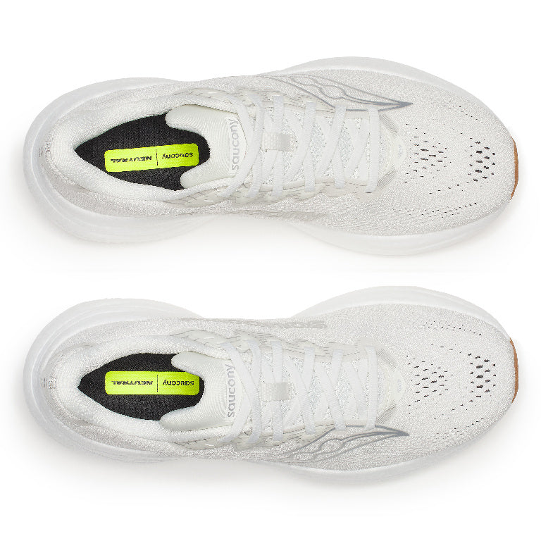 Saucony Men's Ride 19 Running Shoes in Ivory/Gum