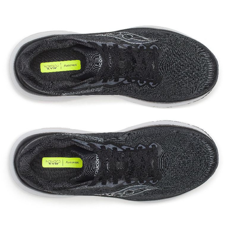 Saucony Women's Guide 19 Running Shoes in Black/Silver