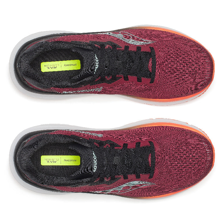 Saucony Men's Guide 19 Running Shoes in Crimson/Fire