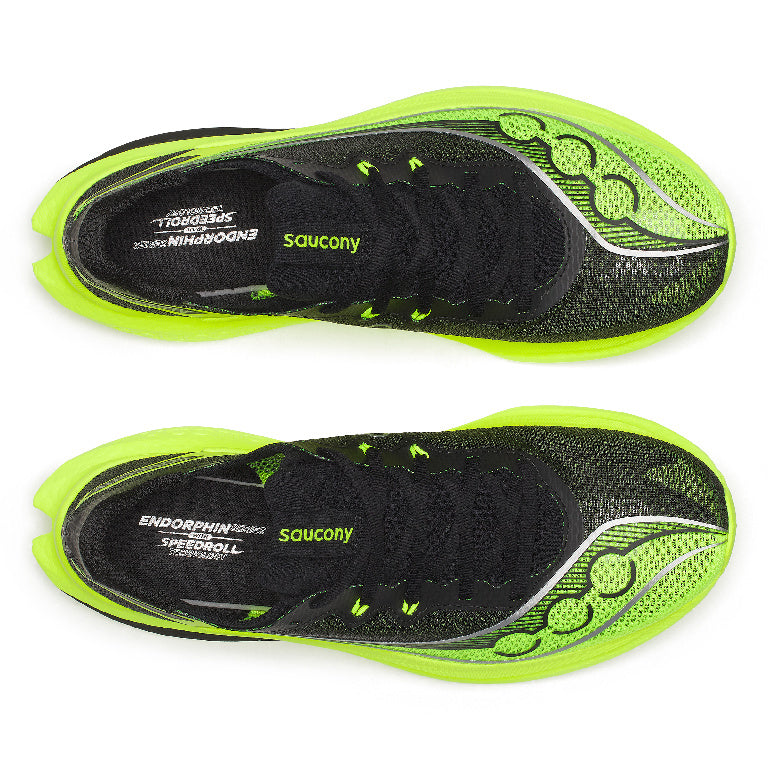 Saucony Men's Endorphin Pro 5 Running Shoes in Citron/Black