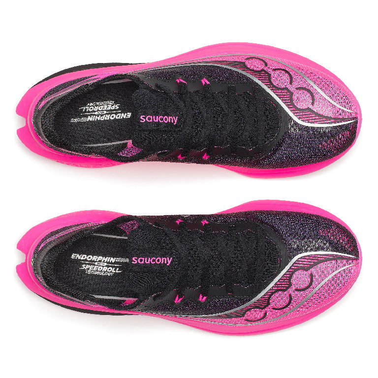 Saucony Men's Endorphin Pro 5 Running Shoes in Black/Shock