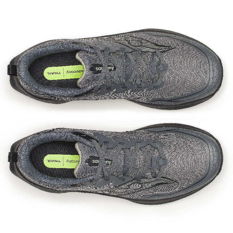 Saucony Men's Peregrine 16 Running Shoes in Carbon/Black