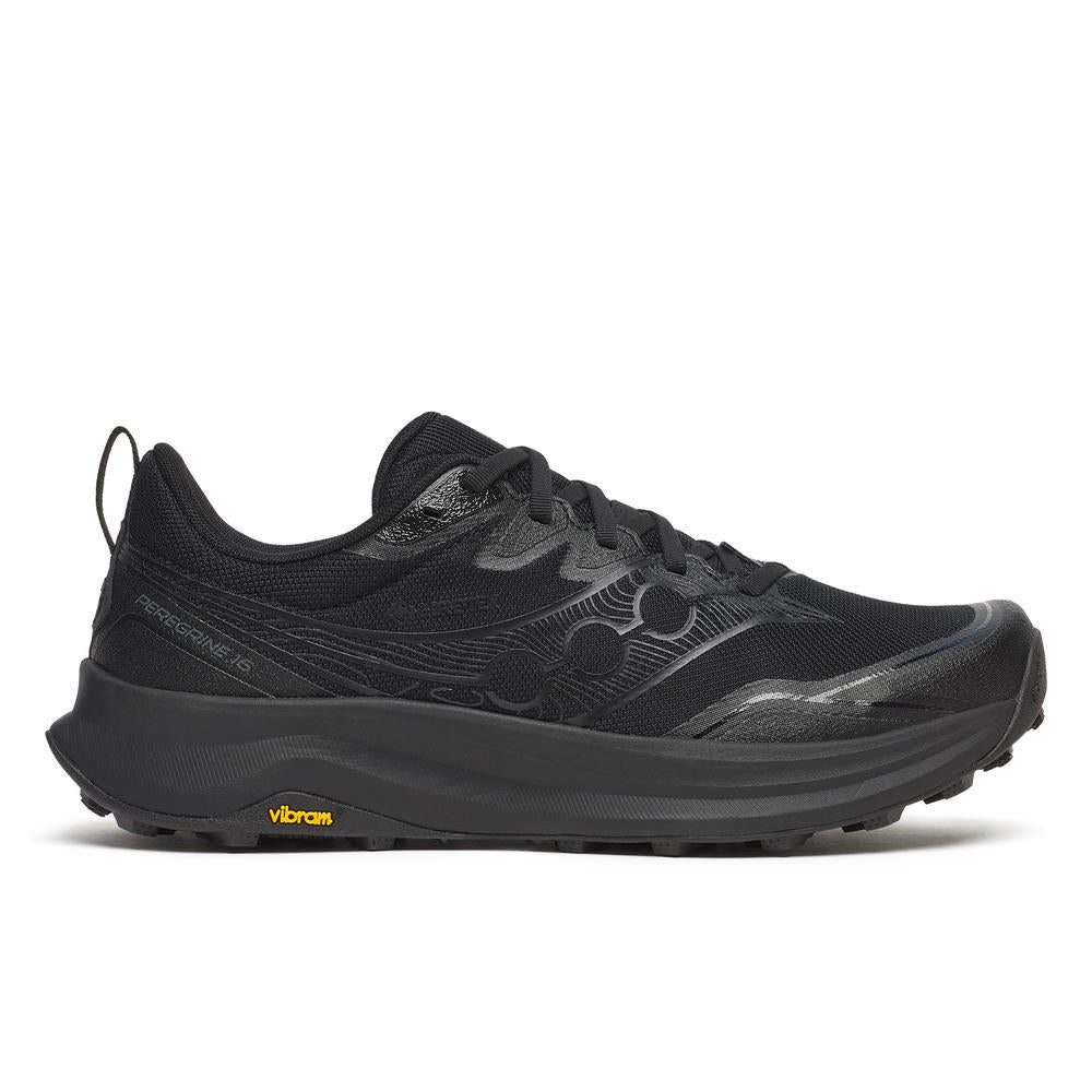 Saucony Men's Peregrine 16 Gtx Running Shoes in Triple Black