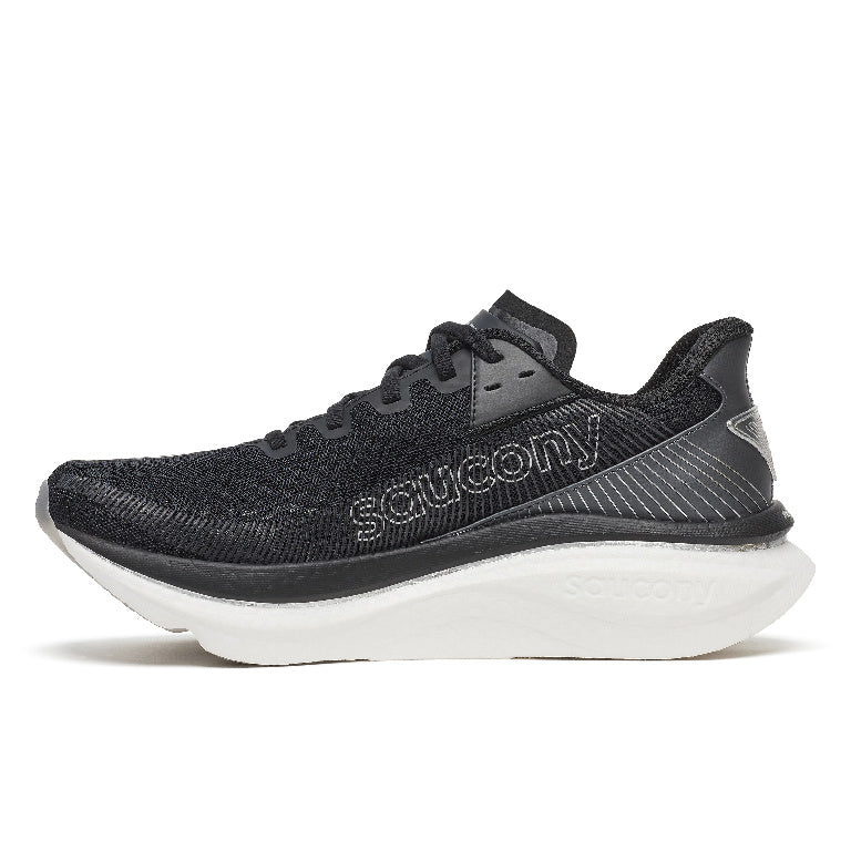 Saucony Men's Endorphin Azura Running Shoes in Black/White