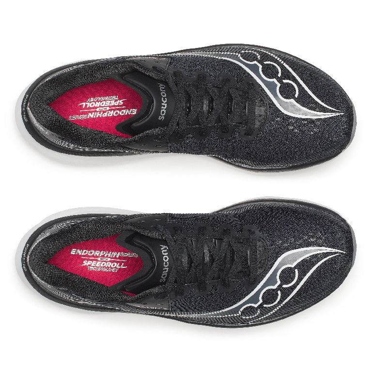 Saucony Men's Endorphin Azura Running Shoes in Black/White