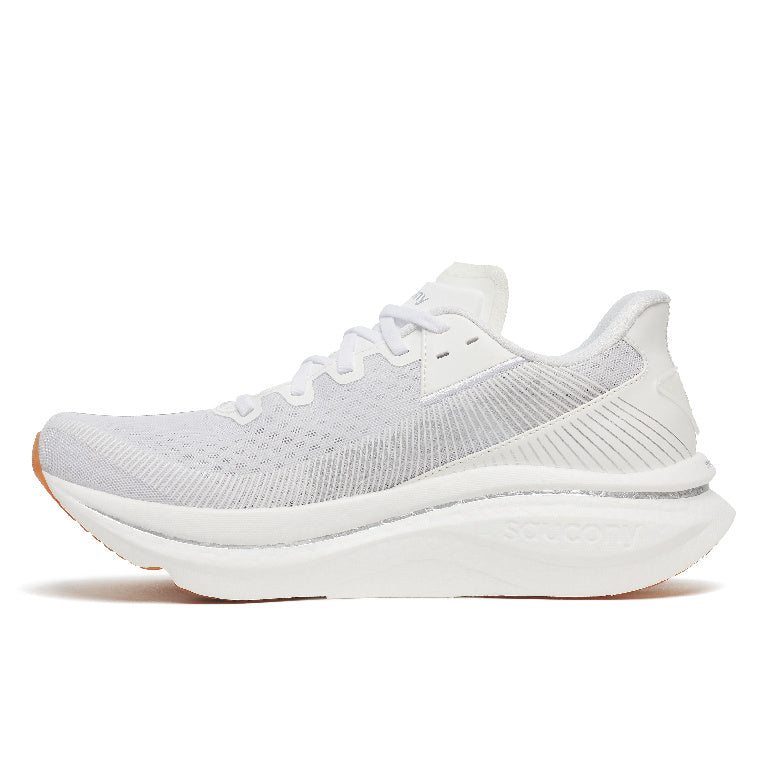 Saucony Men's Endorphin Azura Running Shoes in White/Gum