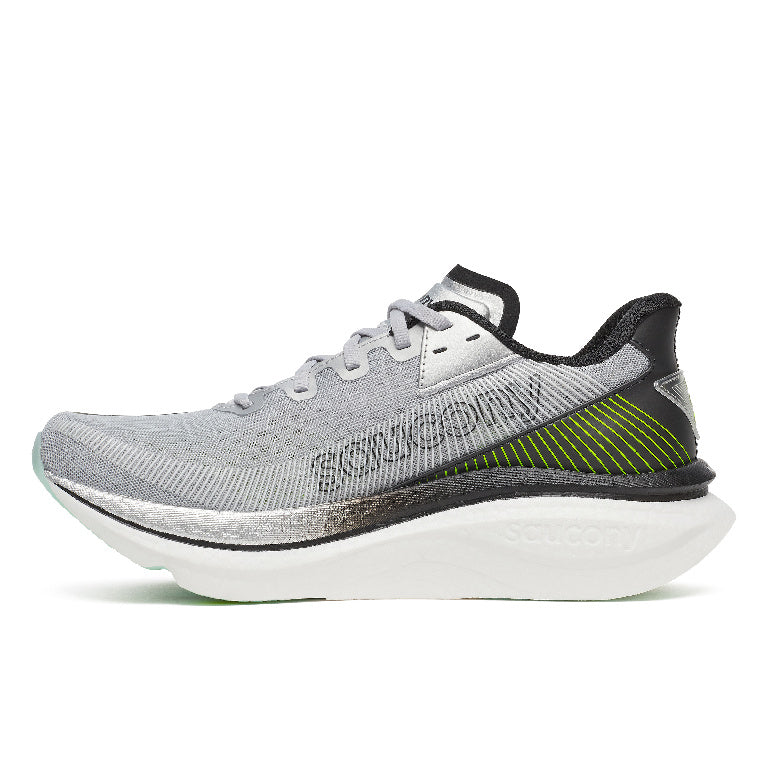 Saucony Men's Endorphin Azura Running Shoes in Silver/Black