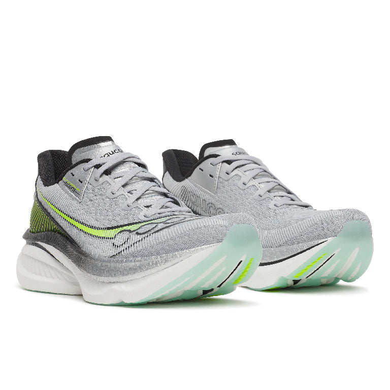 Saucony Men's Endorphin Azura Running Shoes in Silver/Black