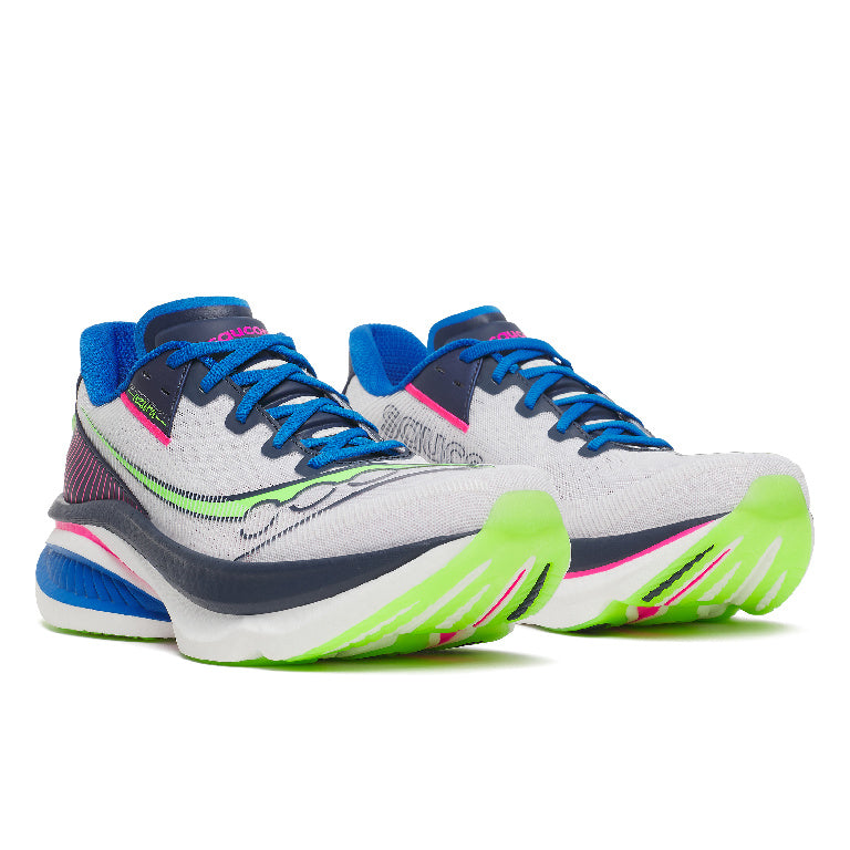 Saucony Men's Endorphin Azura Running Shoes in White/Navy