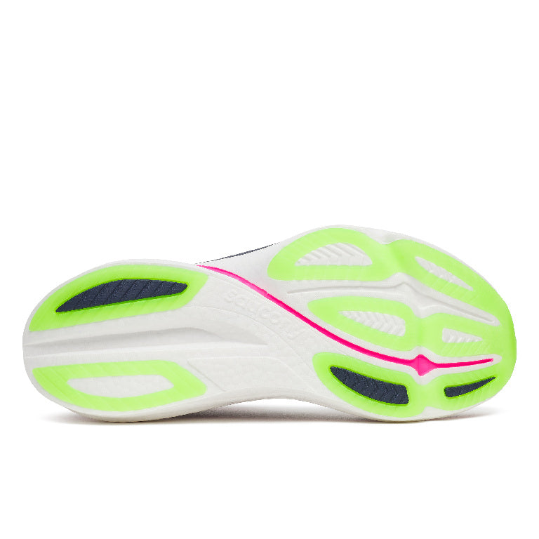 Saucony Men's Endorphin Azura Running Shoes in White/Navy