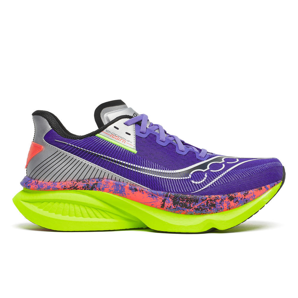 Saucony Men's Endorphin Azura Running Shoes in Opulence/Citron