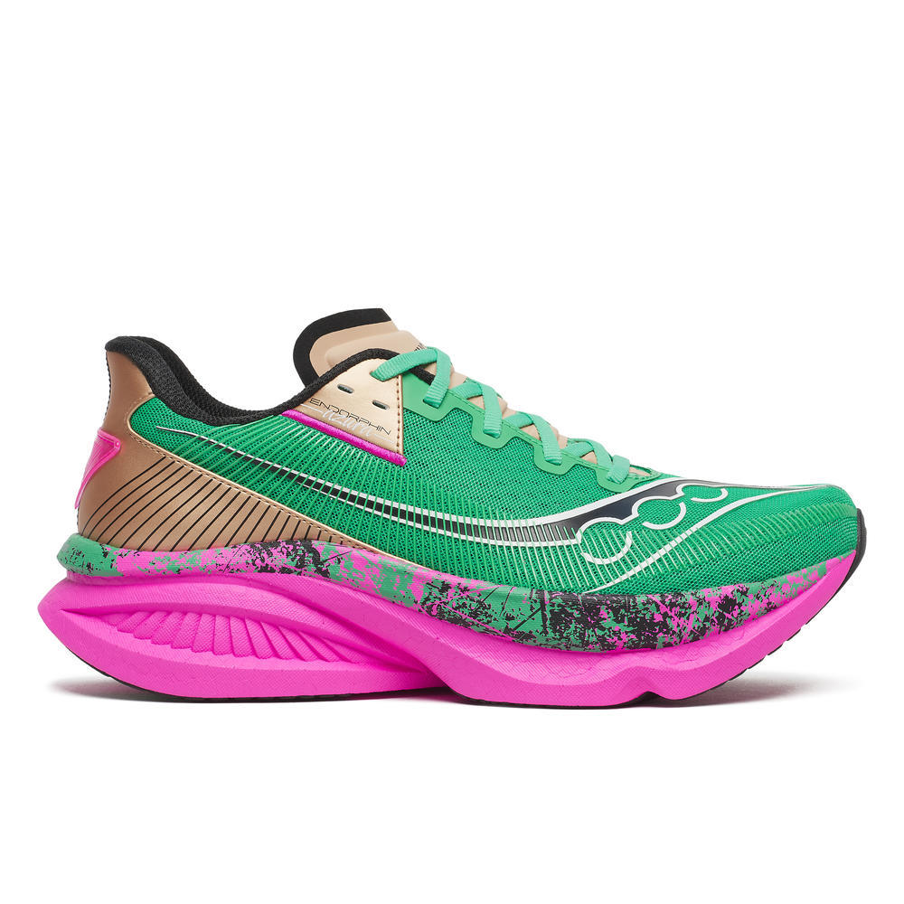 Saucony Men's Endorphin Azura Running Shoes in Garden/Black