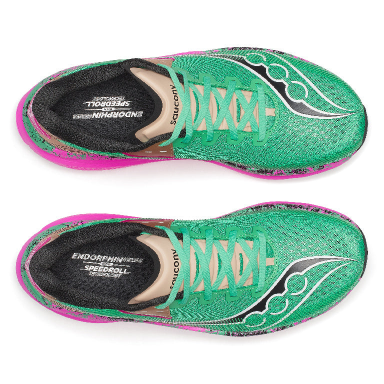 Saucony Men's Endorphin Azura Running Shoes in Garden/Black