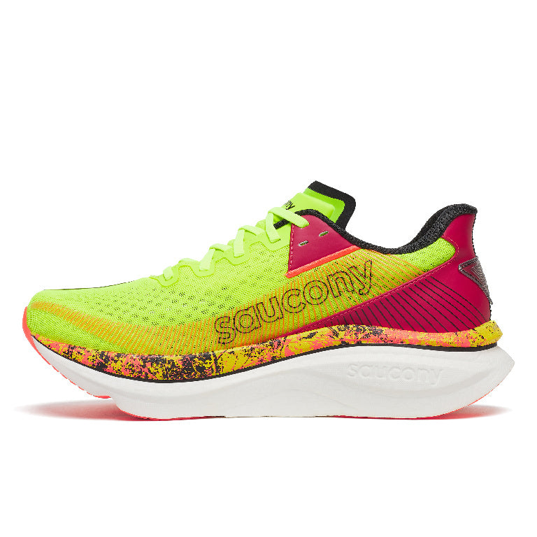 Saucony Men's Endorphin Azura Running Shoes in Citron/Black