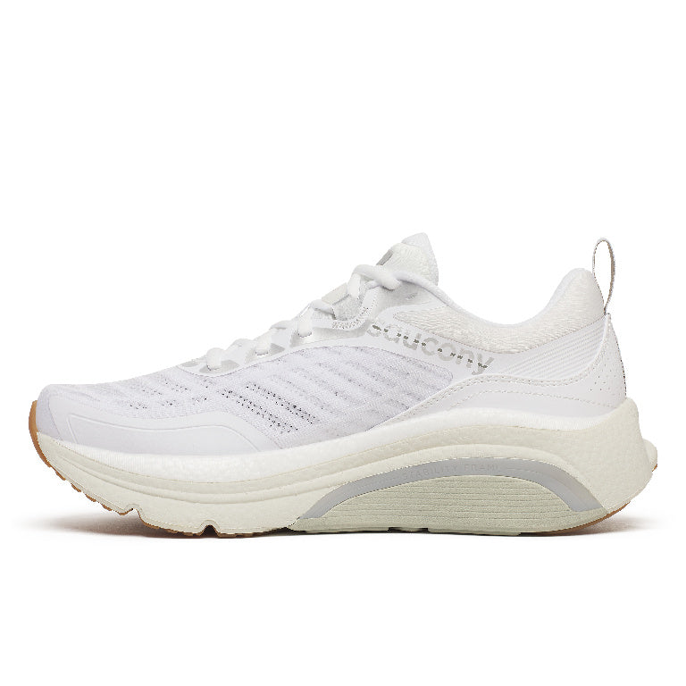 Saucony Men's Omni St 23 Running Shoes in White/Birch