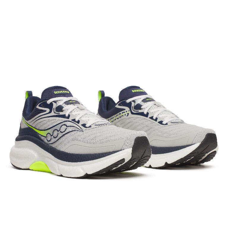 Saucony Men's Omni St 23 Running Shoes in Mist/Navy