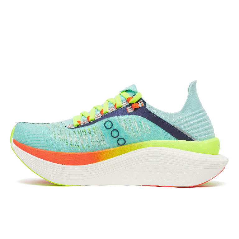 Saucony Unisex Endorphin Elite 2 Running Shoes in Splash/Fire