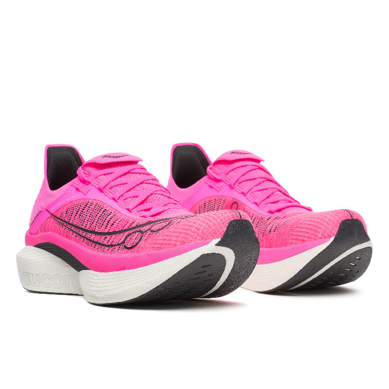 Saucony Unisex Endorphin Elite 2 Running Shoes in Shock/Black