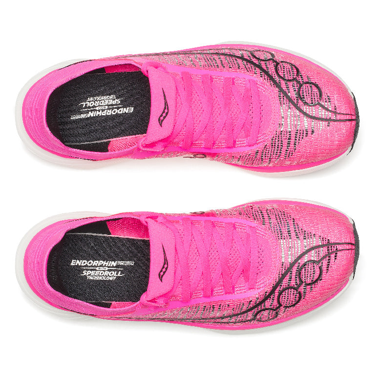Saucony Unisex Endorphin Elite 2 Running Shoes in Shock/Black