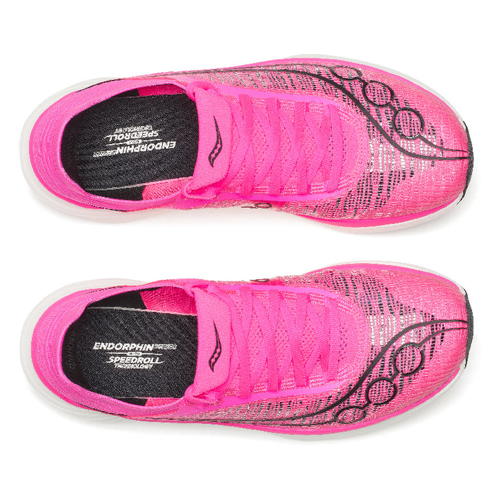 Saucony Unisex Endorphin Elite 2 Running Shoes in Shock/Black