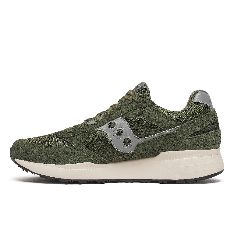 Saucony Unisex Eclipse Running Shoes in Green/Grey