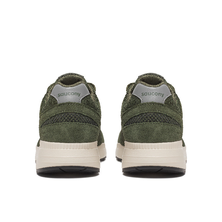 Saucony Unisex Eclipse Running Shoes in Green/Grey