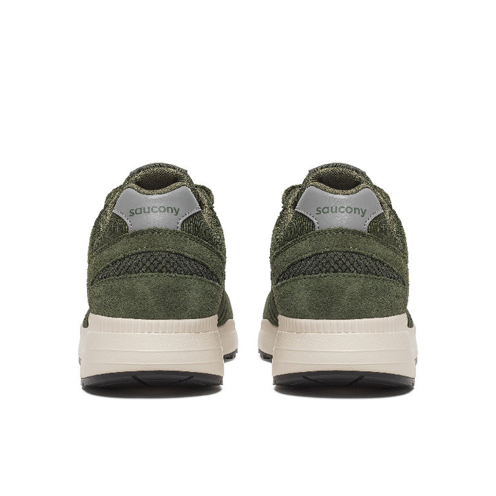 Saucony Unisex Eclipse Running Shoes in Green/Grey