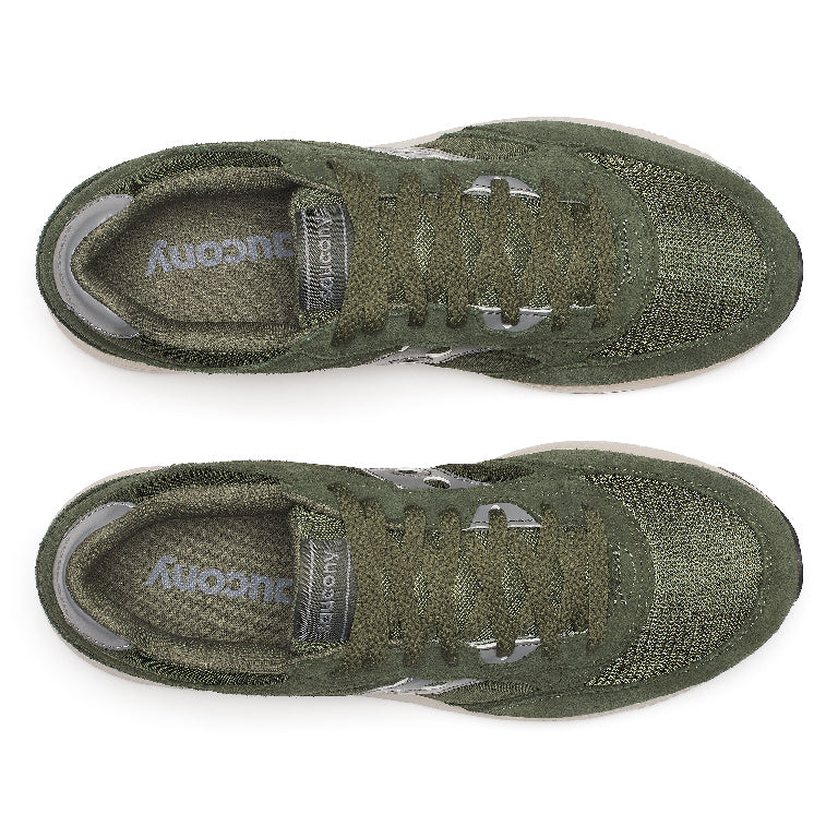 Saucony Unisex Eclipse Running Shoes in Green/Grey