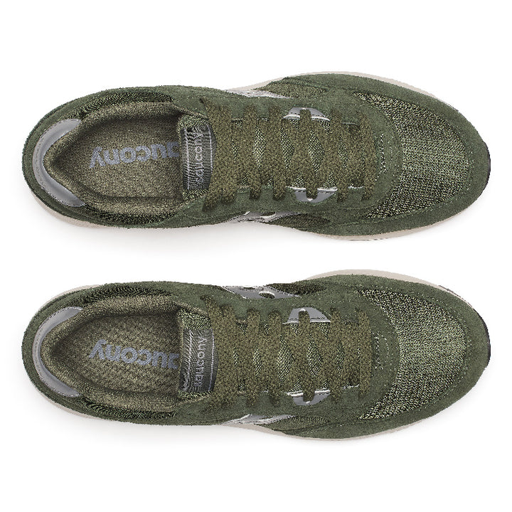 Saucony Unisex Eclipse Running Shoes in Green/Grey